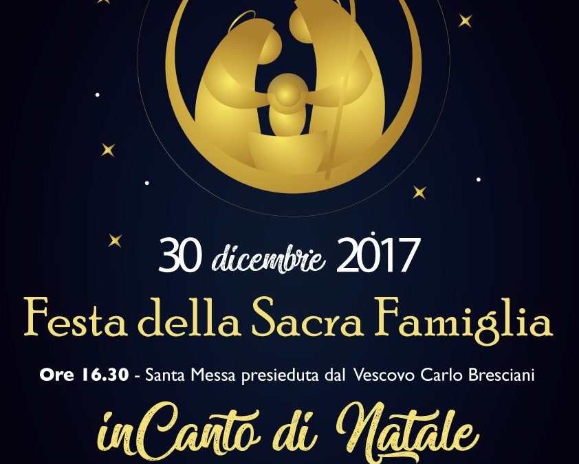30 dicembre 2017 – Invito alla Festa delle Famiglie