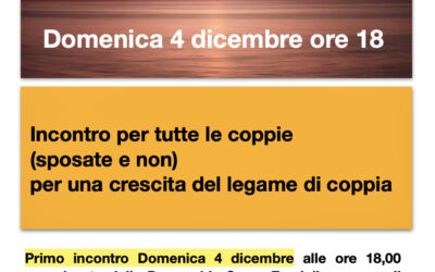 Incontro per coppie di sposi